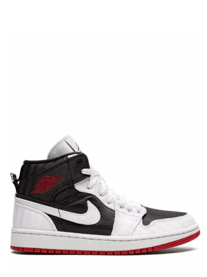 Jordan 1 Mid White Black Red 2022