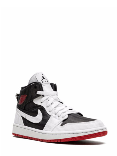 Jordan 1 Mid White Black Red 2022